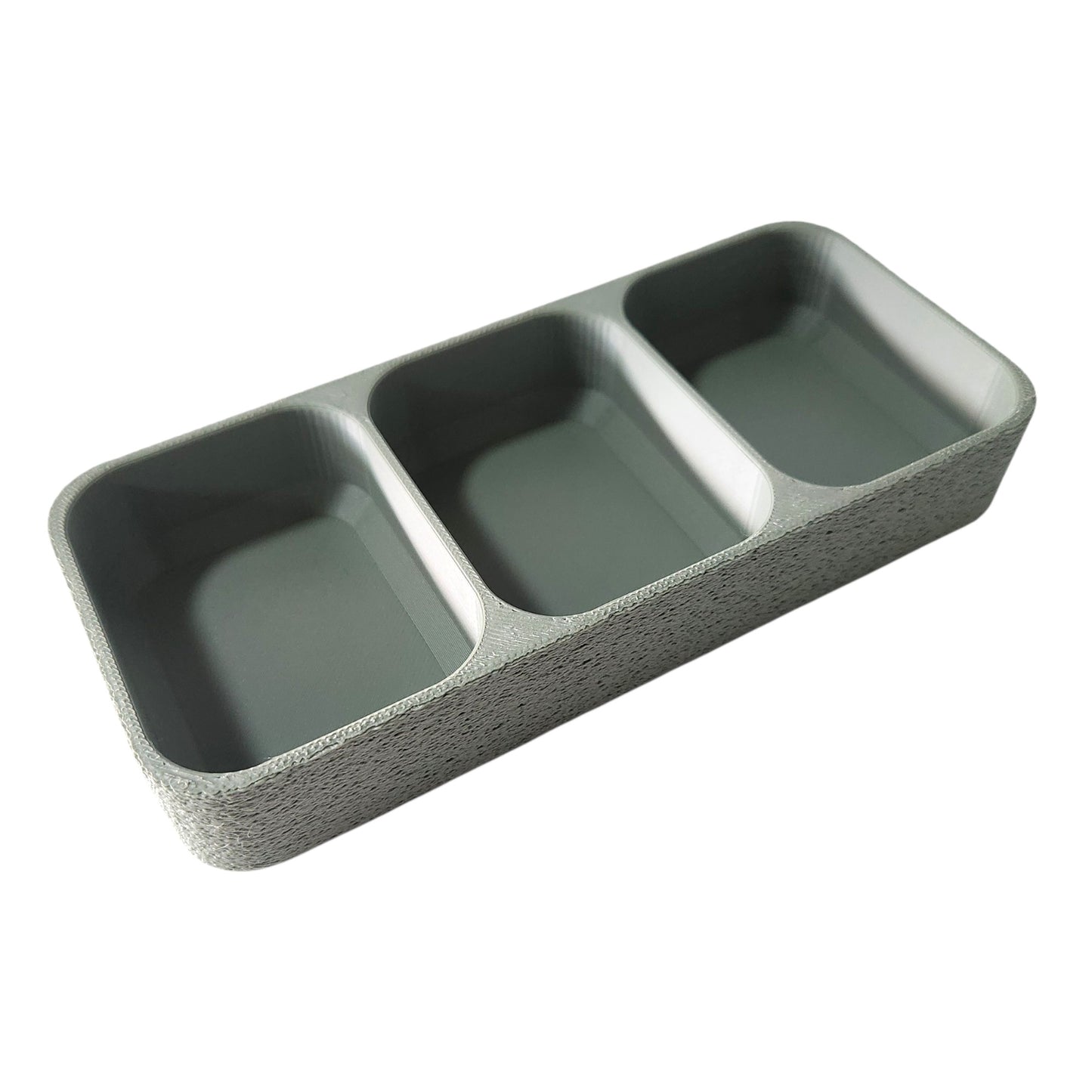 3-Slot Shallow Organizer Tray