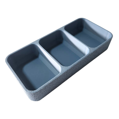 3-Slot Shallow Organizer Tray
