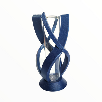Criss Cross Starlight Ribbon Vase