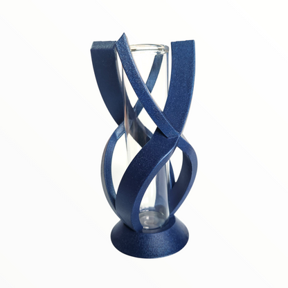 Criss Cross Starlight Ribbon Vase