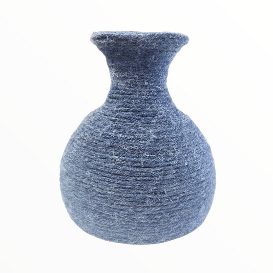 Decanter Denim Yarn Vase