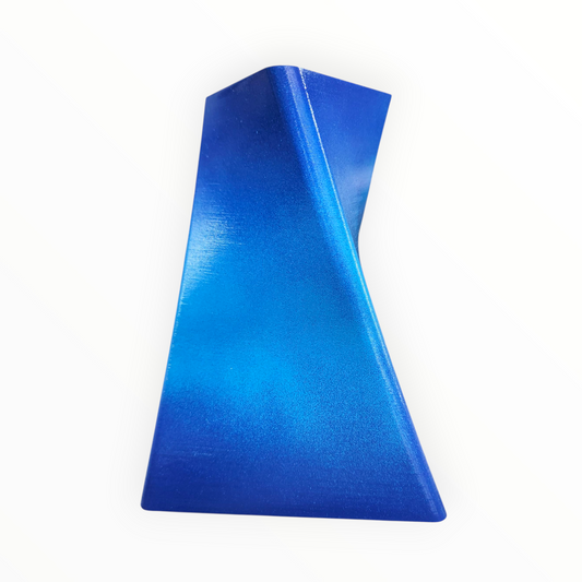 The Triangle Ombre Blue Vase