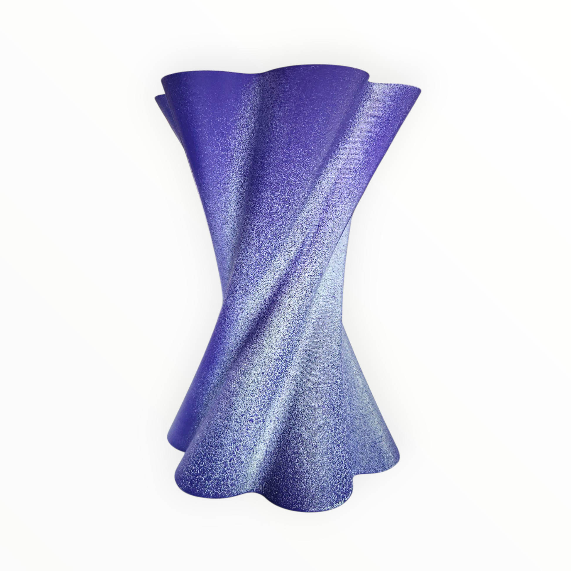 The Twist Cracked Purple Vase