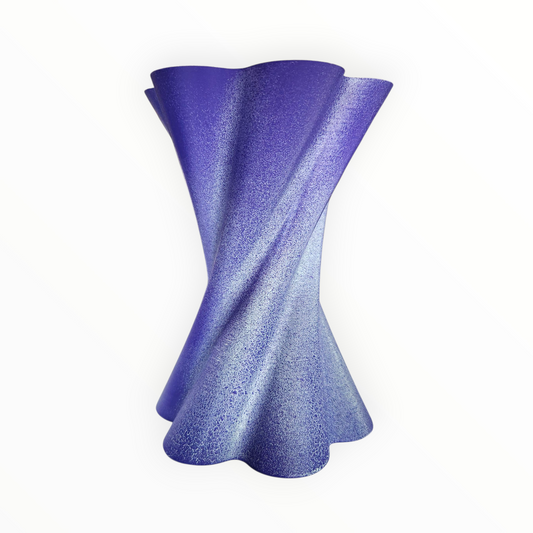 The Twist Cracked Purple Vase