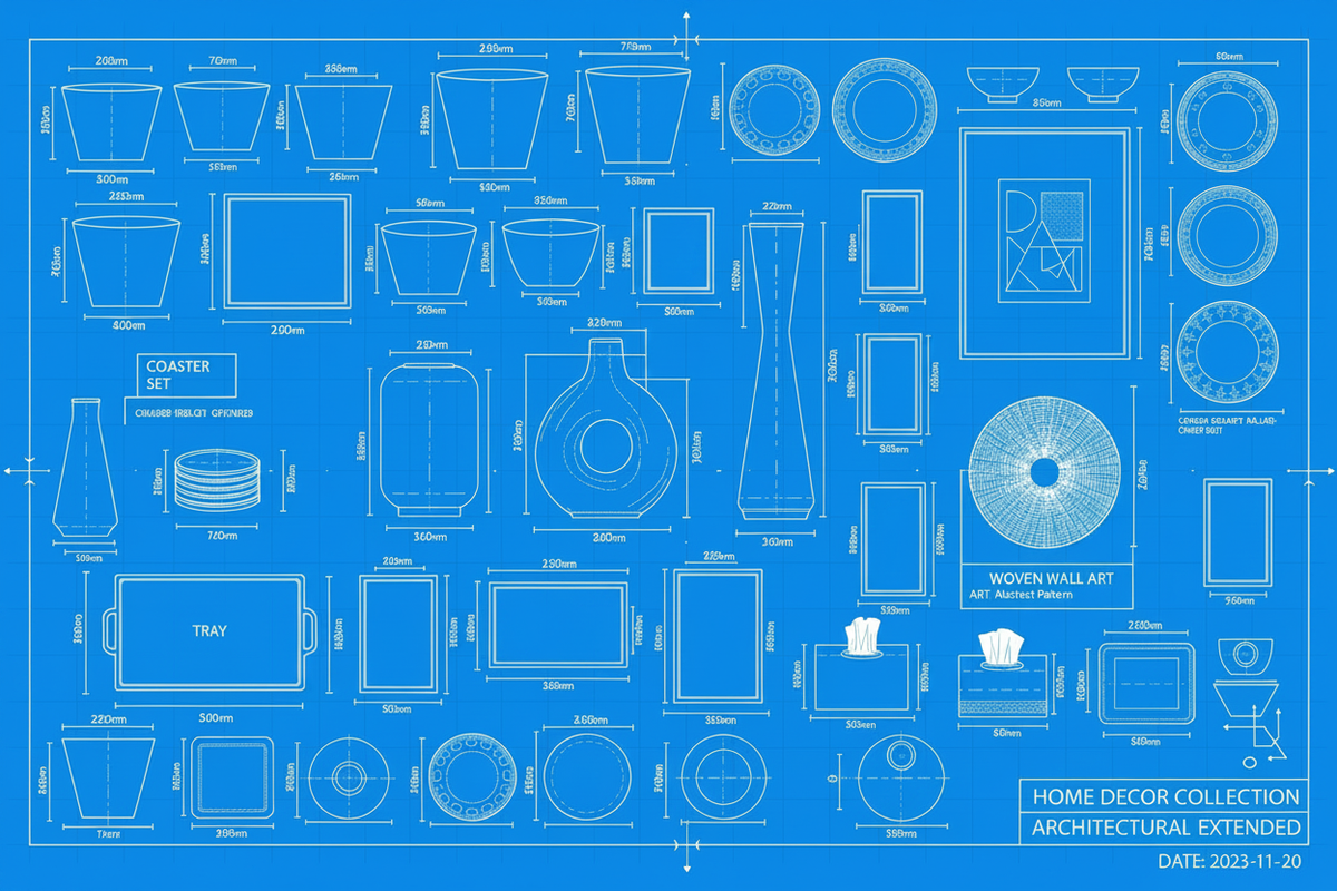 Blueprint Home Decor - Medium Royal Blue