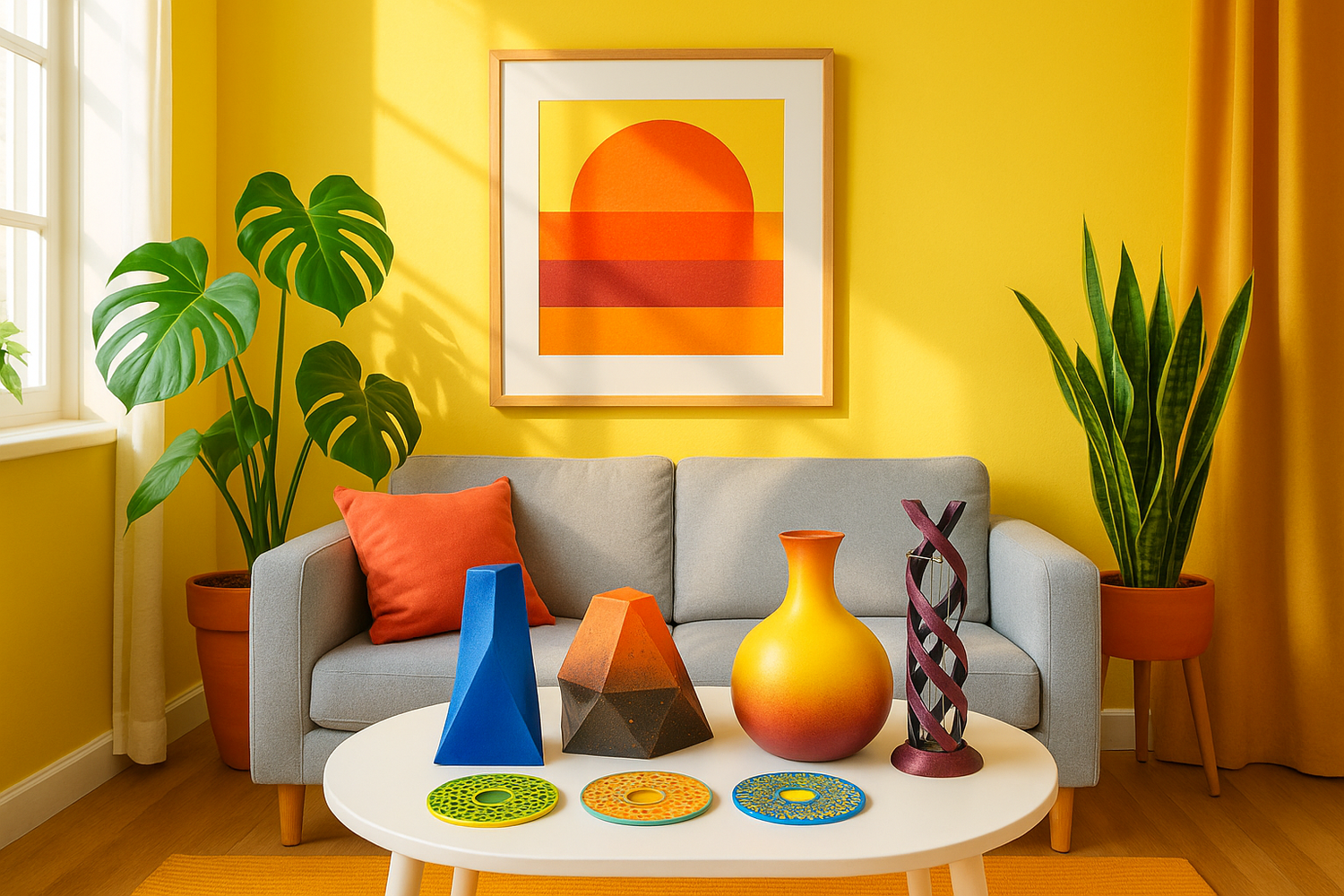 Vibrant home decor banner with Kobylane products
